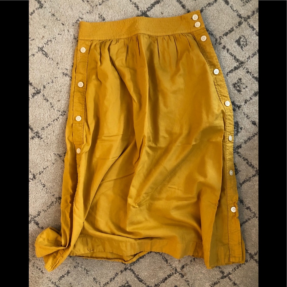 Madewell side-button skirt